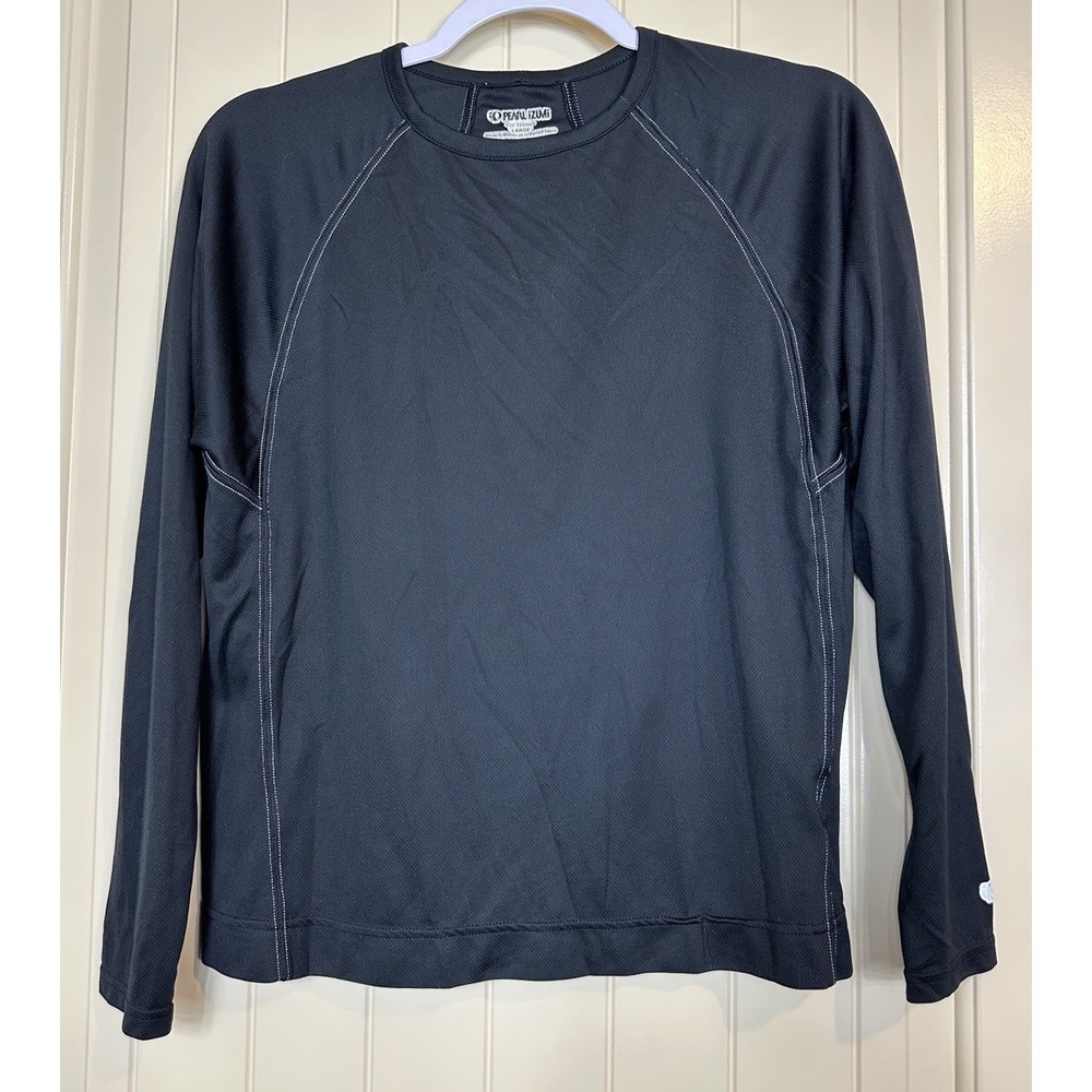 Pearl Izumi Women's Lightweight black Long Sleeve Pullover Top Sz L